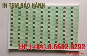 in tem bảo hành