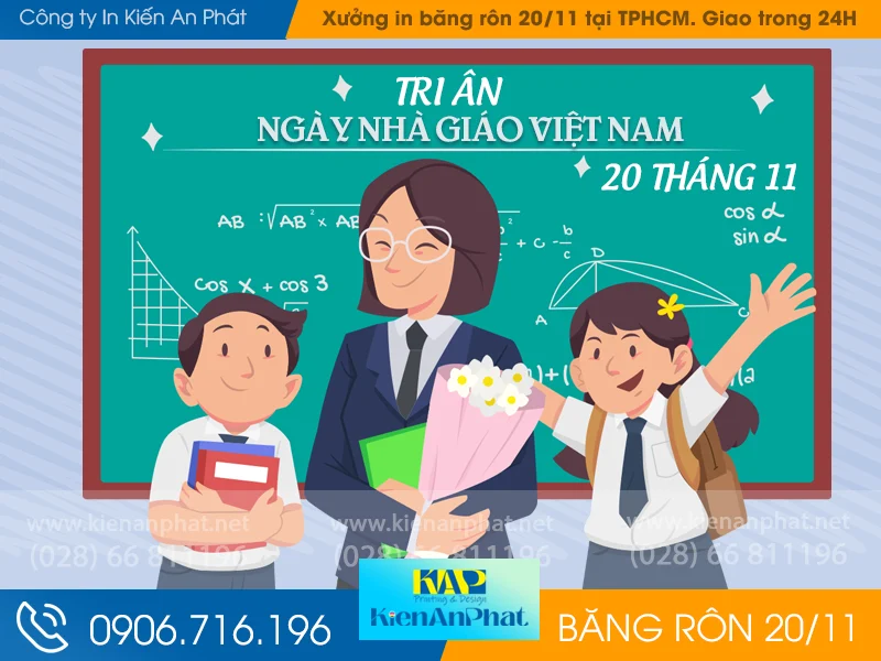 Những Điều Cần Biết Khi Thiết Kế Mẫu Băng Rôn 20/11