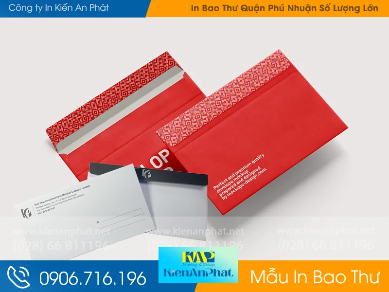 In Bao Thư Quận Phú Nhuận Số Lượng Lớn: Giải Pháp Tối Ưu Cho Doanh Nghiệp