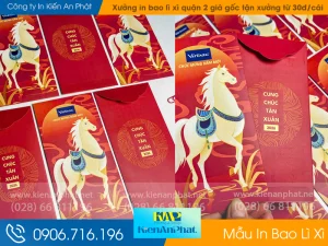 Xưởng in bao lì xì Quận 2 giá gốc tận xưởng từ 30đ/cái