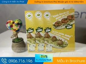Xưởng in brochure Phú Nhuận giá rẻ từ 320đ/tấm, giao liền