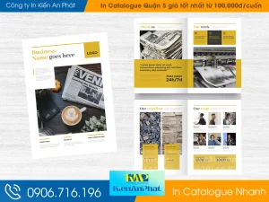 Xưởng in catalogue quận 5 giá tốt nhất từ 100.000đ/cuốn - In Catalogue Kiến An Phát