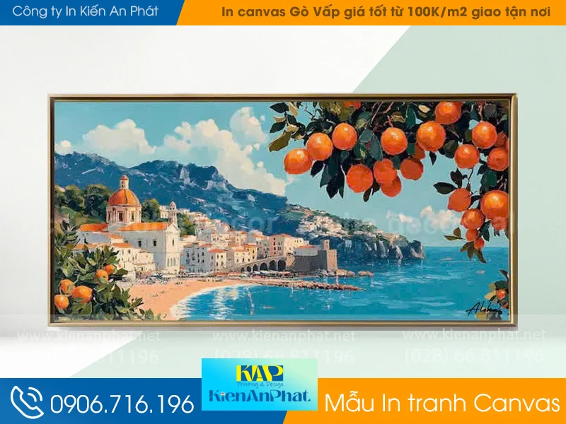 Công ty in canvas Gò Vấp giá tốt từ 100.000đ/m2 giao tận nơi