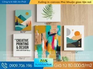 Xưởng in canvas Phú Nhuận giao tận nơi giá từ 80.000đ/m2