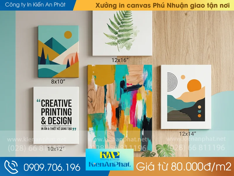 Xưởng in canvas Phú Nhuận giao tận nơi giá từ 80.000đ/m2