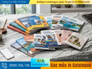 Xưởng in catalogue quận 10 giá từ 19.200đ/cuốn