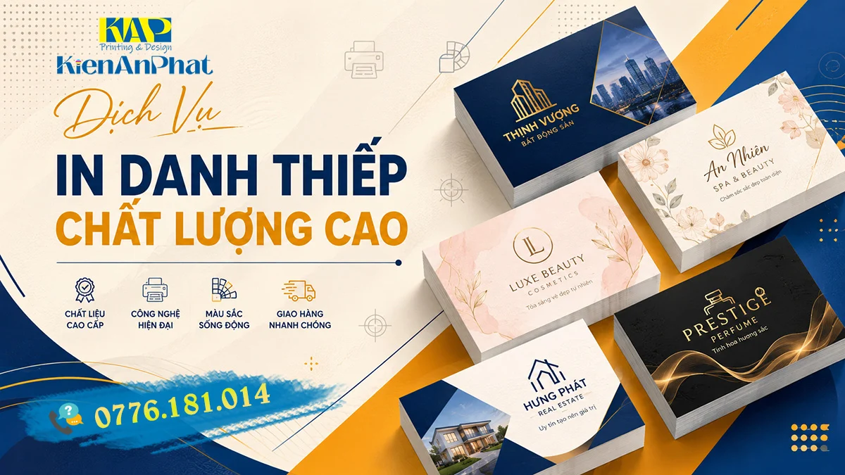 Dịch Vụ In Danh Thiếp/Name card tại TP.HCM Chất Lượng Cao