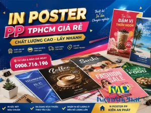 In Poster PP TPHCM Giá Rẻ – Chất Lượng Cao – Lấy Nhanh