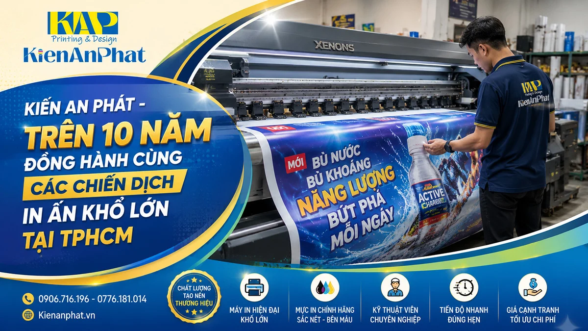 Kiến An Phát – Đơn Vị In Poster Giá Rẻ, Uy Tín Trên 10 Năm Tại TPHCM