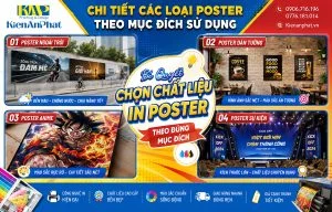 Phân Loại Poster Theo Mục Đích Sử Dụng Khi In Poster