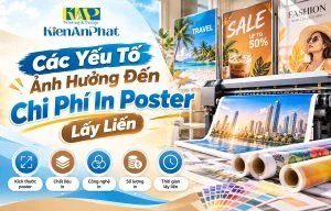 Các Yếu Tố Ảnh Hưởng Đến Chi Phí In Poster Lấy Liền