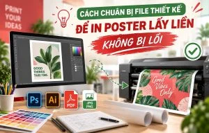 Cách Chuẩn Bị File Thiết Kế Để In Poster Lấy Liền Không Bị Lỗi