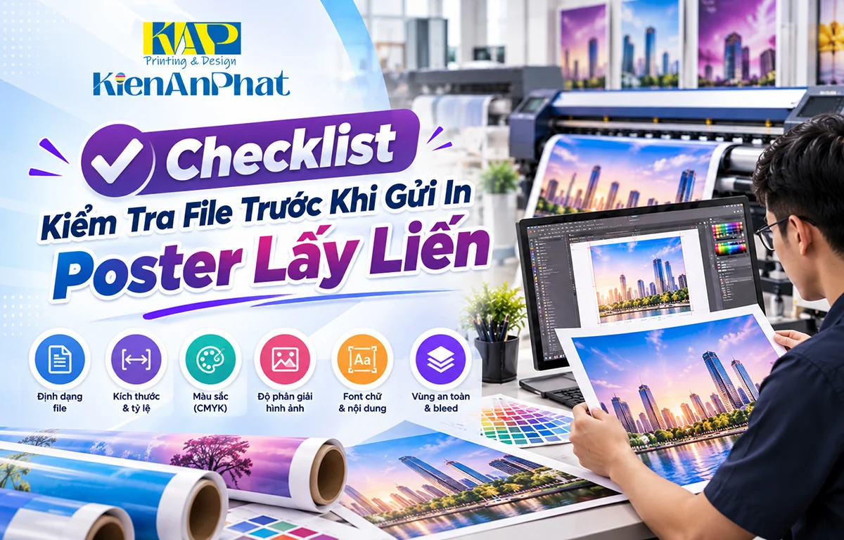 Checklist Kiểm Tra File Trước Khi Gửi In Poster Lấy Liền