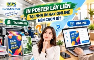 In Poster Lấy Liền Tại Nhà In Hay Online: Nên Chọn Gì?