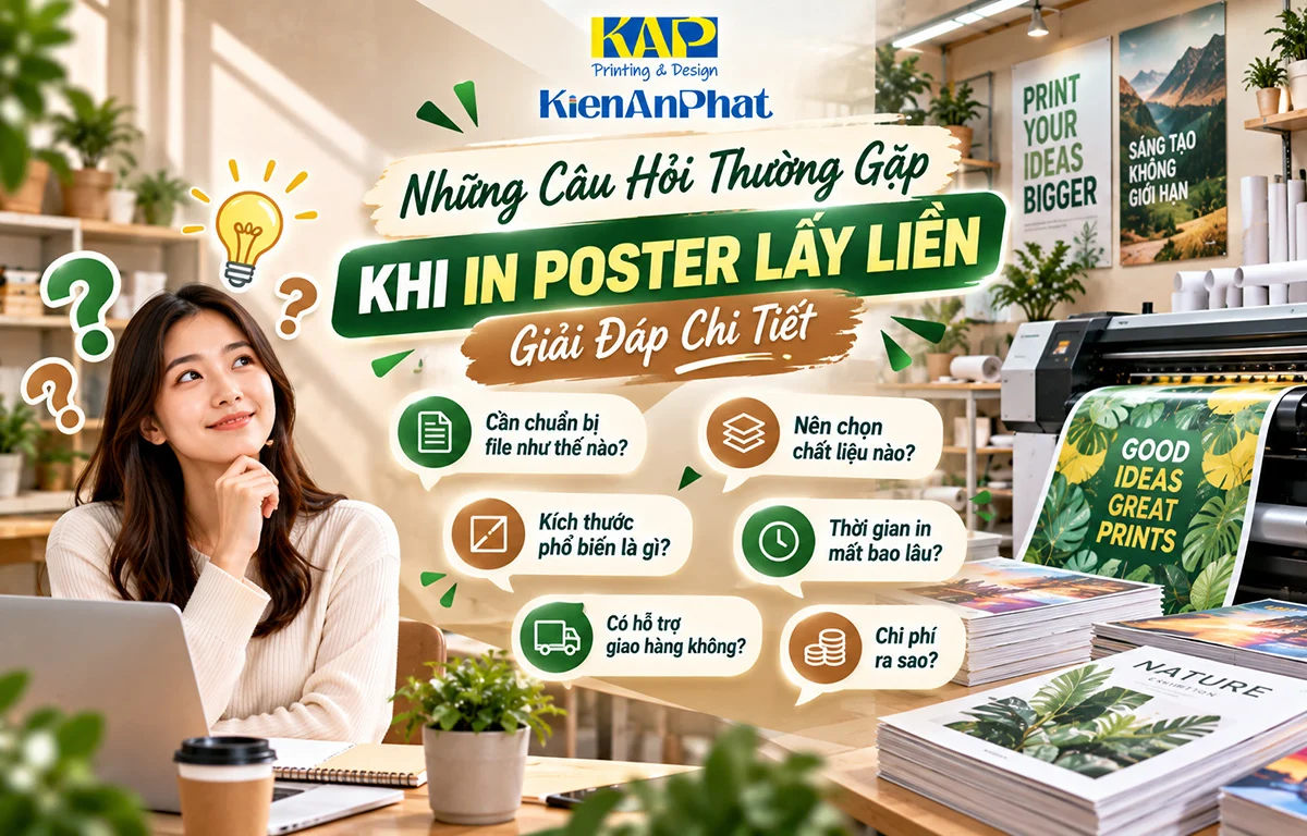 Những Câu Hỏi Thường Gặp Khi In Poster Lấy Liền – Giải Đáp Chi Tiết
