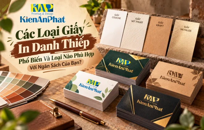 Các Loại Giấy In Danh Thiếp Phổ Biến Và Loại Nào Phù Hợp Với Ngân Sách Của Bạn
