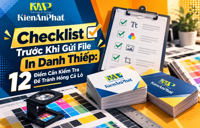 Checklist Trước Khi Gửi File In Danh Thiếp: 12 Điểm Cần Kiểm Tra Để Tránh Hỏng Cả Lô