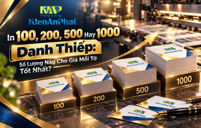 In 100, 200, 500 Hay 1000 Danh Thiếp: Số Lượng Nào Cho Giá Mỗi Tờ Tốt Nhất?
